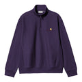Carhartt Half Zip American Script Sweater Paars