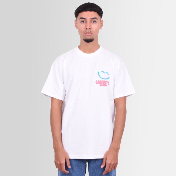Carhartt Happy Script T-shirt Wit