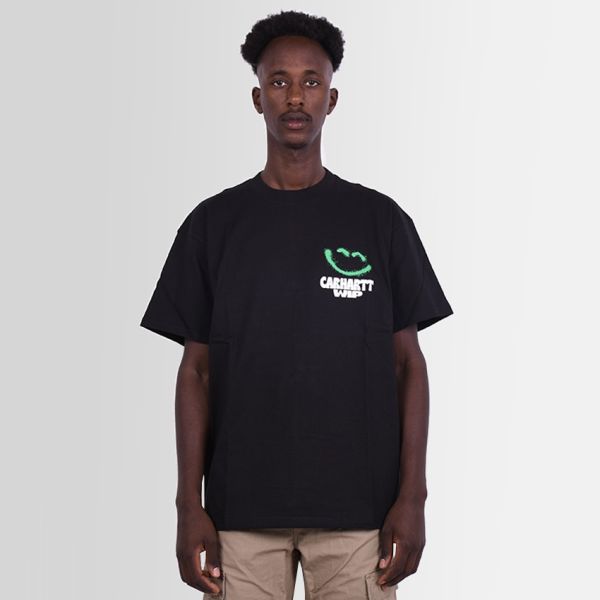 Carhartt Happy Script T-shirt Zwart