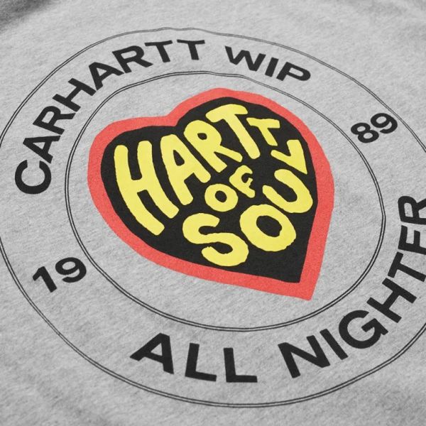 Carhartt Hartt Of Soul T-shirt Grijs