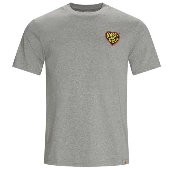 Carhartt Hartt Of Soul T-shirt Grijs