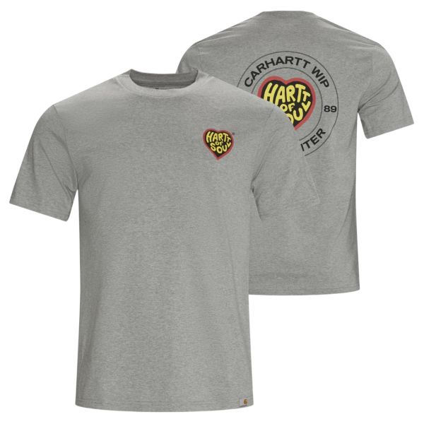 Carhartt Hartt Of Soul T-shirt Grijs