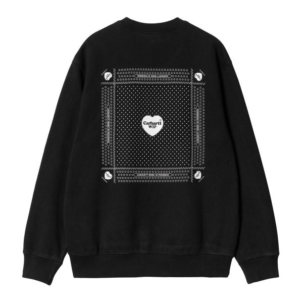 Carhartt Heart Bandana Sweater Zwart