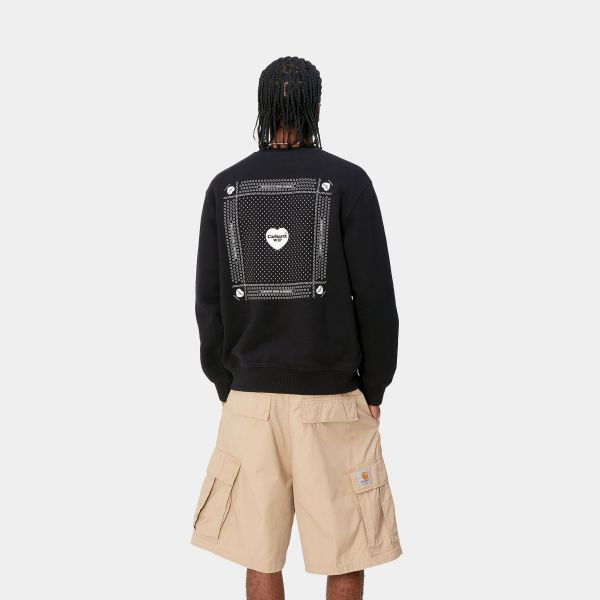 Carhartt Heart Bandana Sweater Zwart
