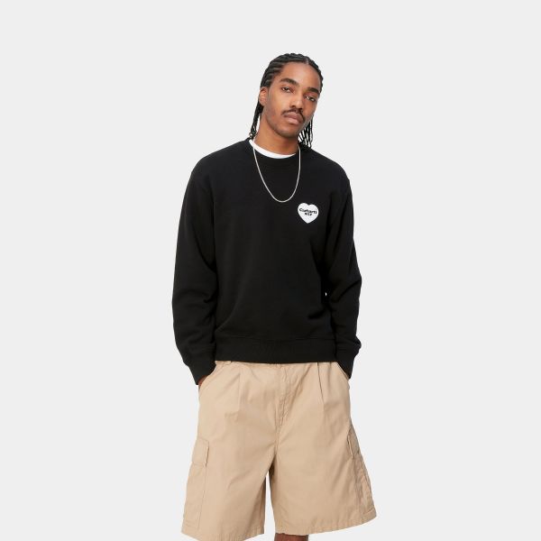 Carhartt Heart Bandana Sweater Zwart