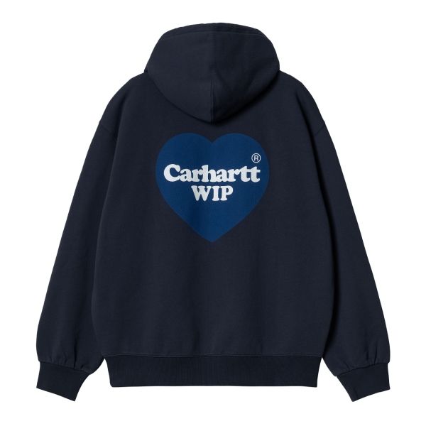 Carhartt Heart Hoodie Donker Blauw