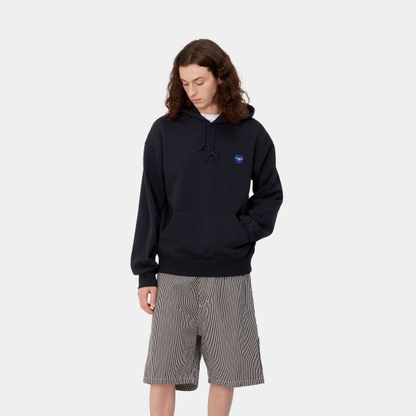 Carhartt Heart Patch Hoodie Navy