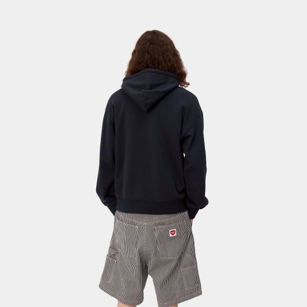Carhartt Heart Patch Hoodie Navy
