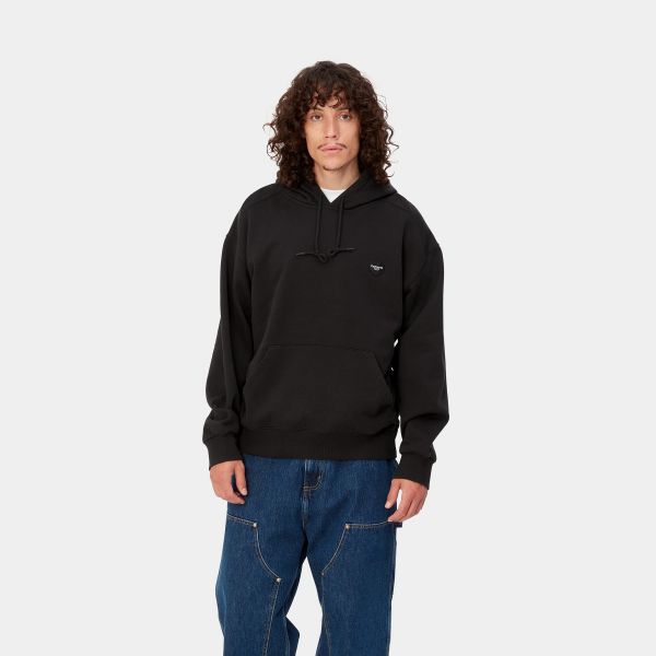 Carhartt Heart Patch Hoodie Zwart