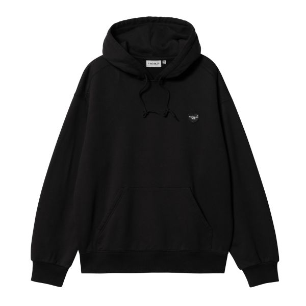 Carhartt Heart Patch Hoodie Zwart