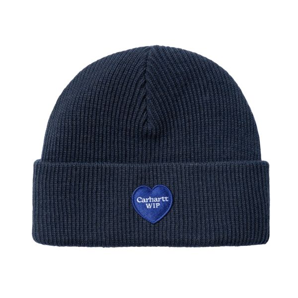 Carhartt Heart Patch Muts Donker Blauw