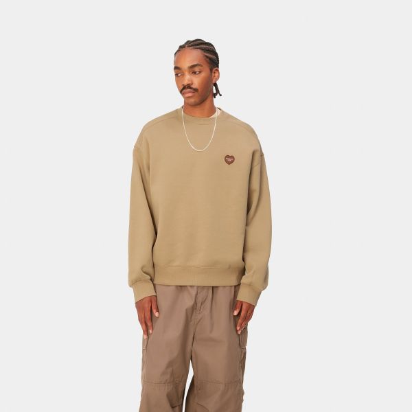 Carhartt Heart Patch Sweater Beige