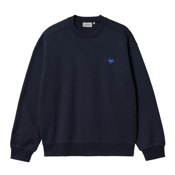 Carhartt Heart Patch Sweater Donker Blauw