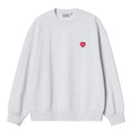 Carhartt Heart Patch Sweater Grijs