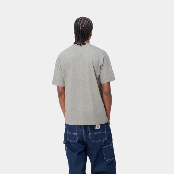 Carhartt Heart Patch T-shirt Grijs