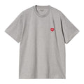Carhartt Heart Patch T-shirt Grijs
