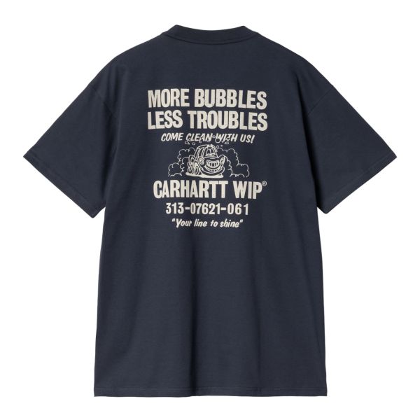 Carhartt Less Troubles T-shirt Donker Blauw