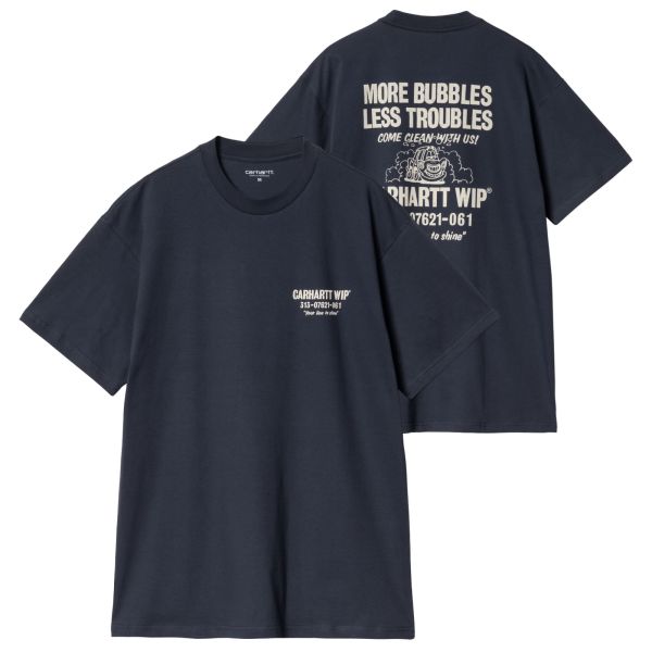 Carhartt Less Troubles T-shirt Donker Blauw
