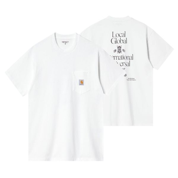 Carhartt Local Pocket T-shirt Wit