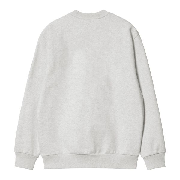 Carhartt Logo Sweater Grijs