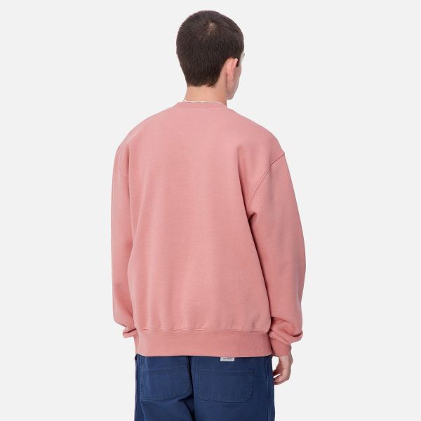 Carhartt Logo Sweater Roze