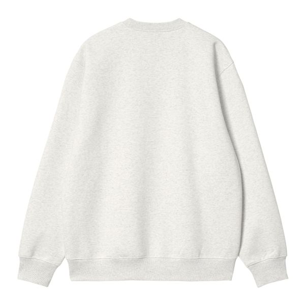 Carhartt Logo Sweater Grijs