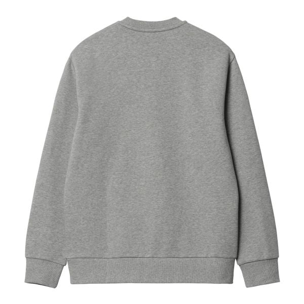 Carhartt Logo Sweater Grijs