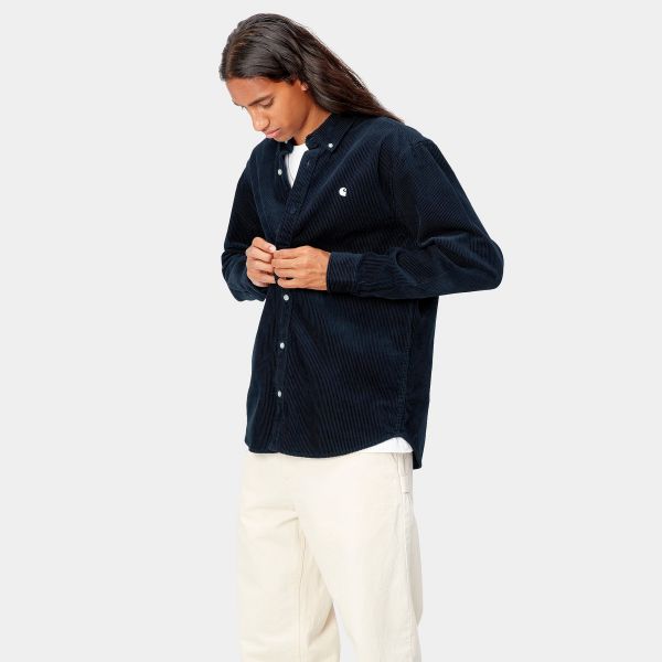 Carhartt Madison Cord Overshirt Navy
