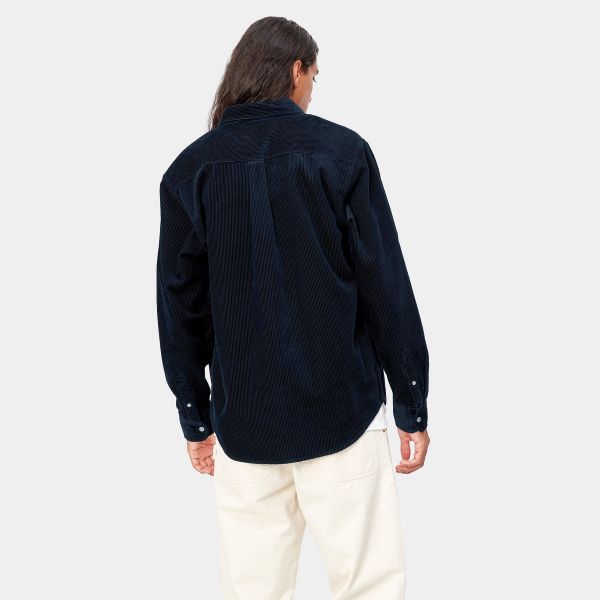 Carhartt Madison Cord Overshirt Navy