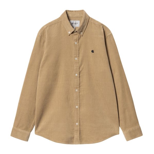 Carhartt Madison Cord Overshirt Beige