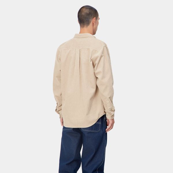 Carhartt Madison Cord Overshirt Beige