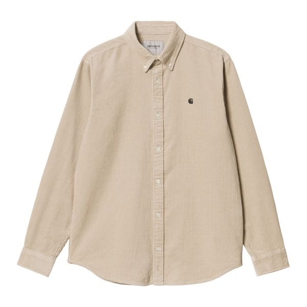 Carhartt Madison Cord Overshirt Beige