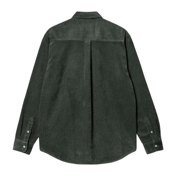 Carhartt Madison Cord Overshirt Donker Groen