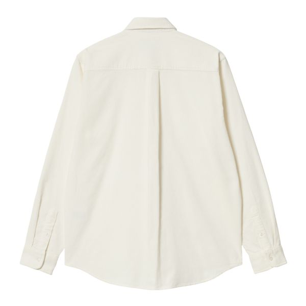 Carhartt Madison Cord Overshirt Off White