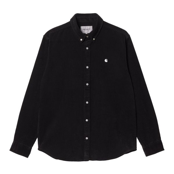 Carhartt Madison Cord Overshirt Zwart