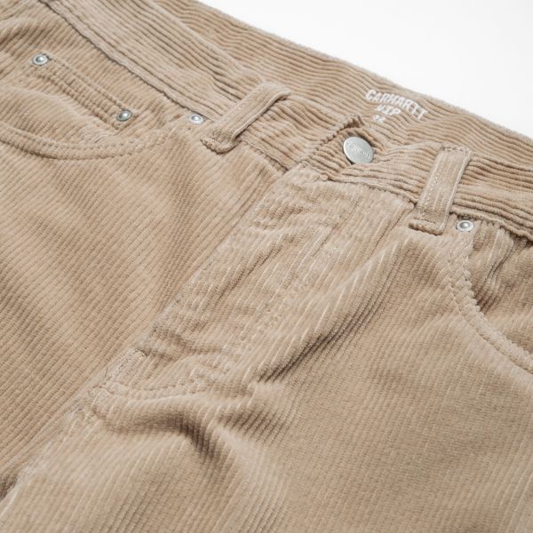 Carhartt Newel Corduroy Broek Beige