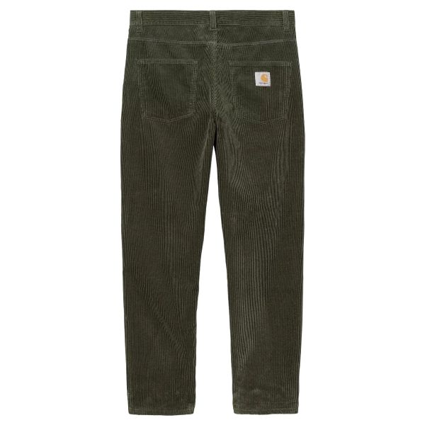 Carhartt WIP Newel Corduroy Broek Donker Groen