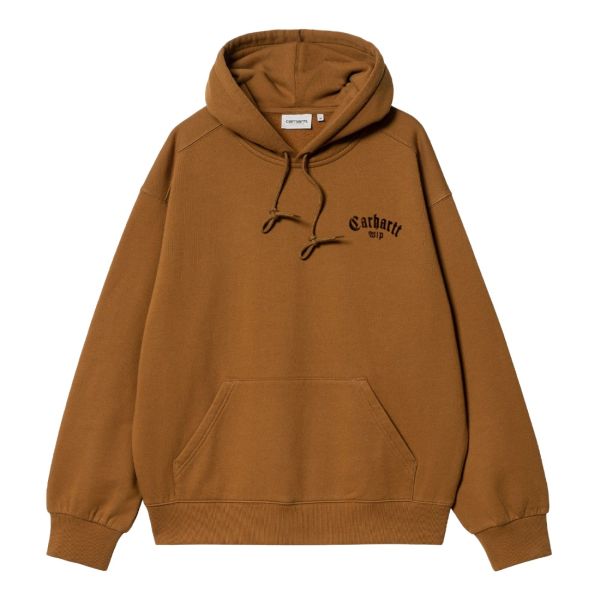 Carhartt Onyx Script Hoodie Bruin