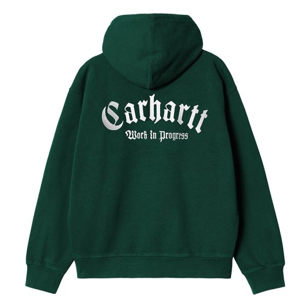 Carhartt Onyx Script Hoodie Donker Groen