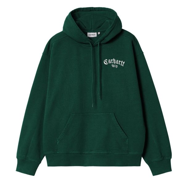 Carhartt Onyx Script Hoodie Donker Groen