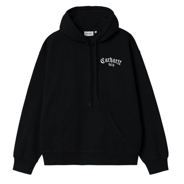 Carhartt Onyx Script Hoodie Zwart