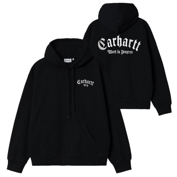 Carhartt Onyx Script Hoodie Zwart
