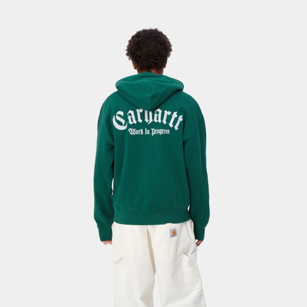 Carhartt Onyx Script Hoodie Donker Groen