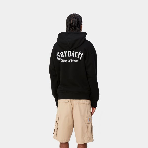 Carhartt Onyx Script Hoodie Zwart