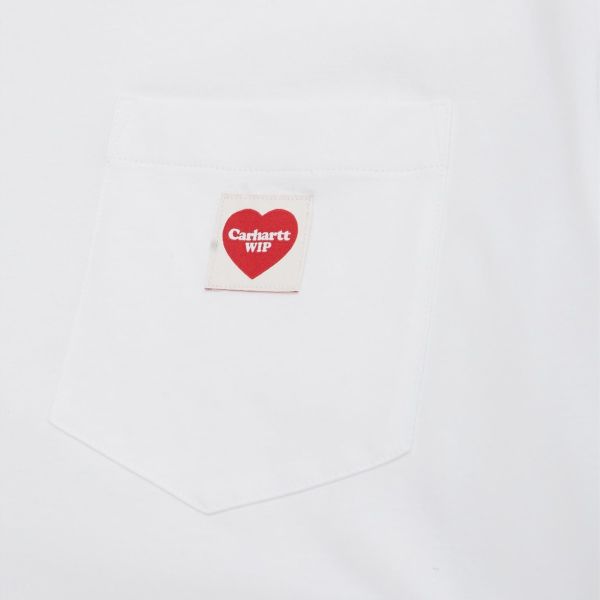 Carhartt Pocket Heart T-shirt Wit