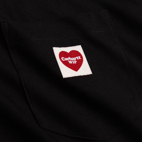 Carhartt Pocket Heart t-shirt Zwart