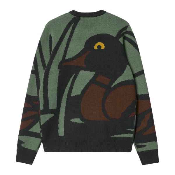 Carhartt Pond Sweater Groen