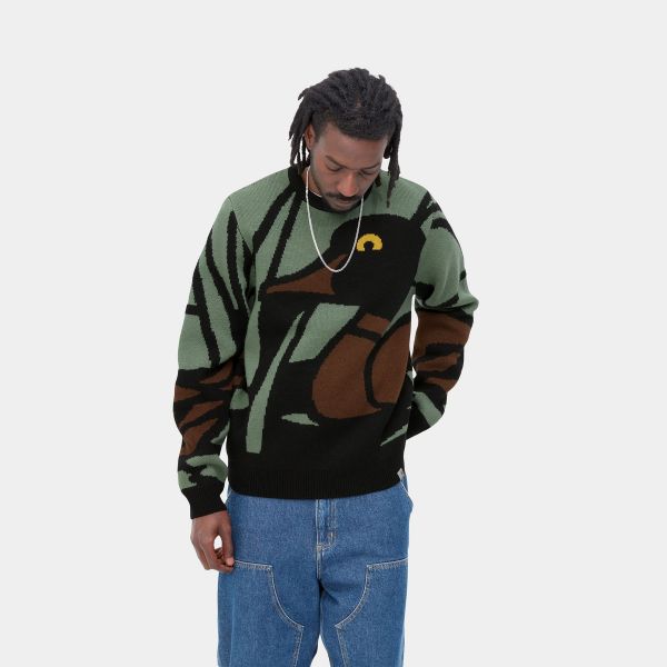 Carhartt Pond Sweater Groen