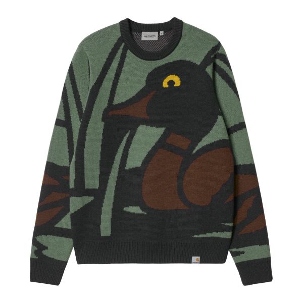 Carhartt Pond Sweater Groen