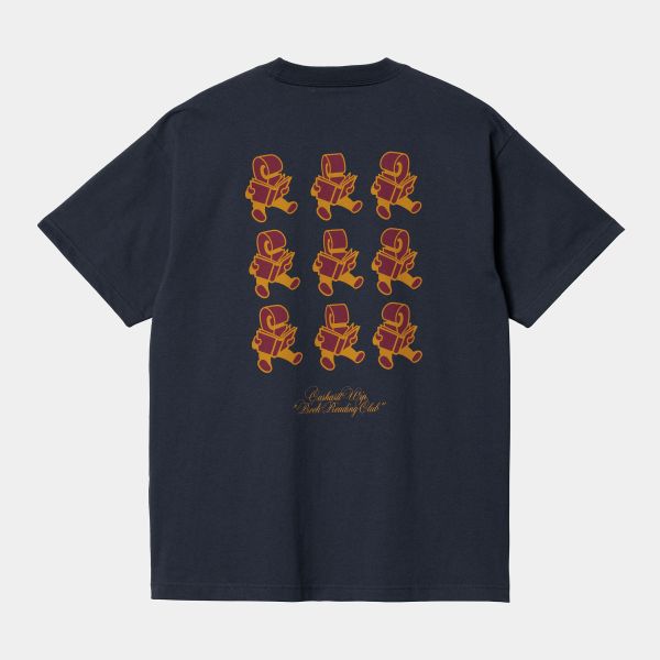 Carhartt Reading Club T-shirt Donker Blauw
